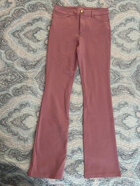 IMAN Mauve Slim Bootcut Pants